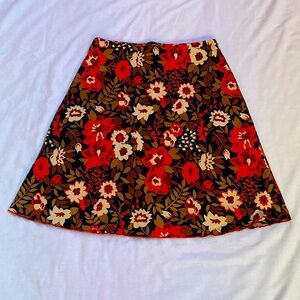 Access floral petite skirt